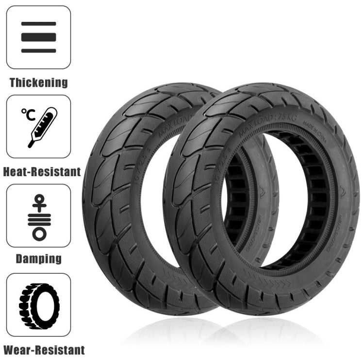 X0375 Electric Scooter 10 inch Explosion-proof Rubber Tire For Ninebot Max G30 Reluova