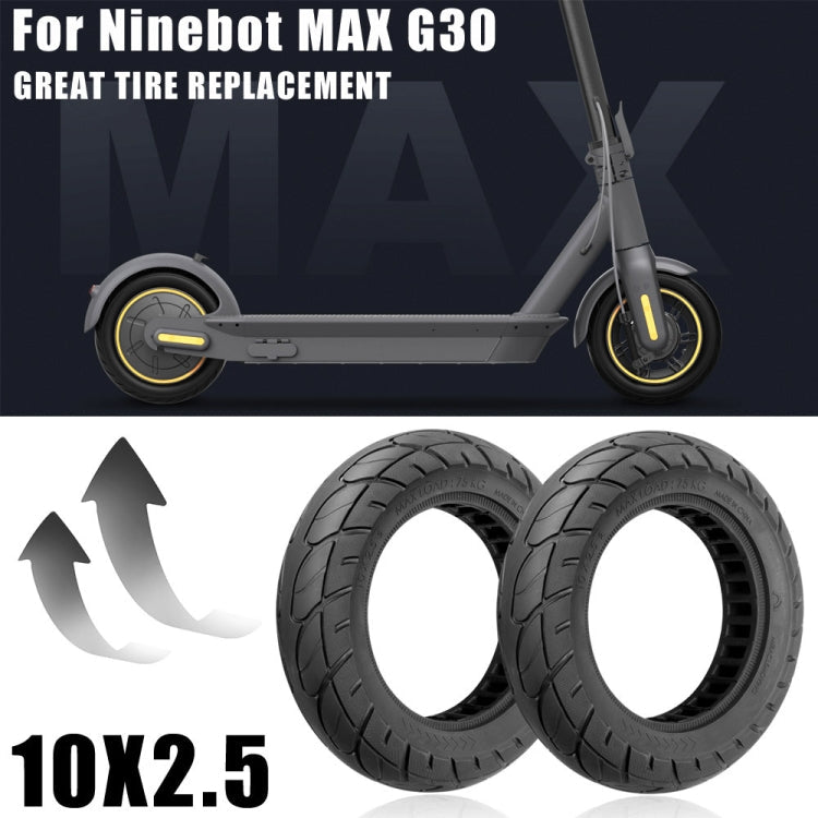 X0375 Electric Scooter 10 inch Explosion-proof Rubber Tire For Ninebot Max G30