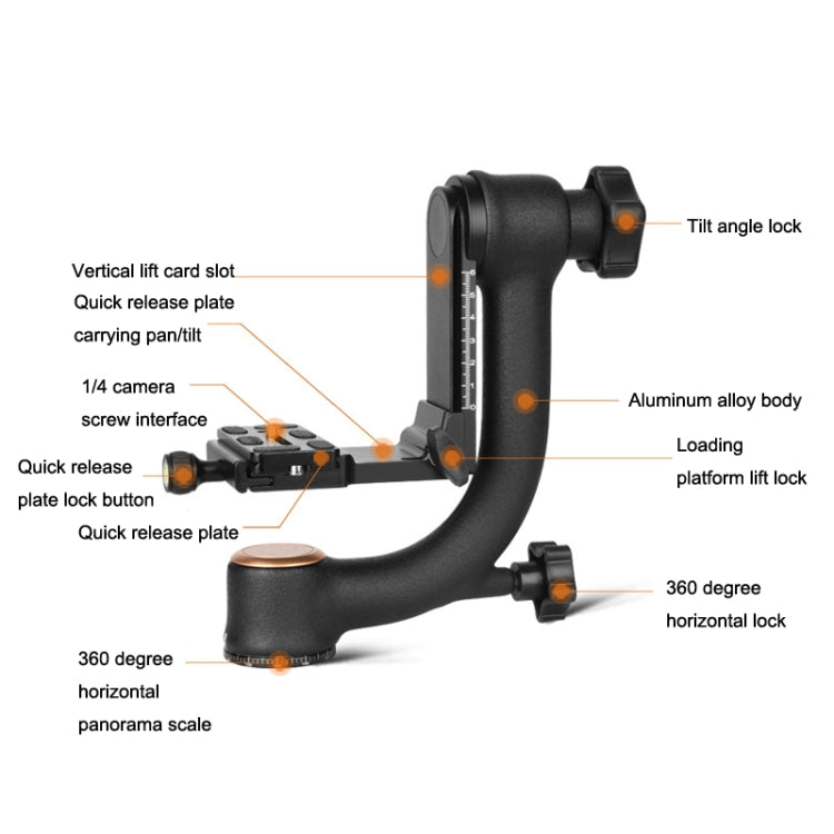 QingZhuangShiDai Q45 Panoramic Boom Bird Watching and Birding Gimbal