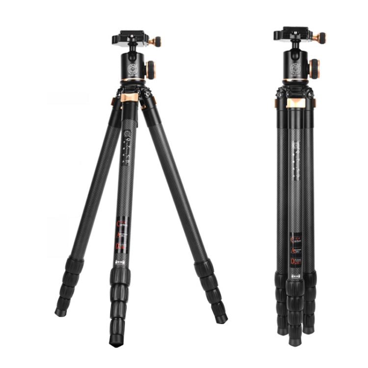 QingZhuangShiDai Q8805C CNC Camera SLR Carbon Fiber Tripod Without Central Axis