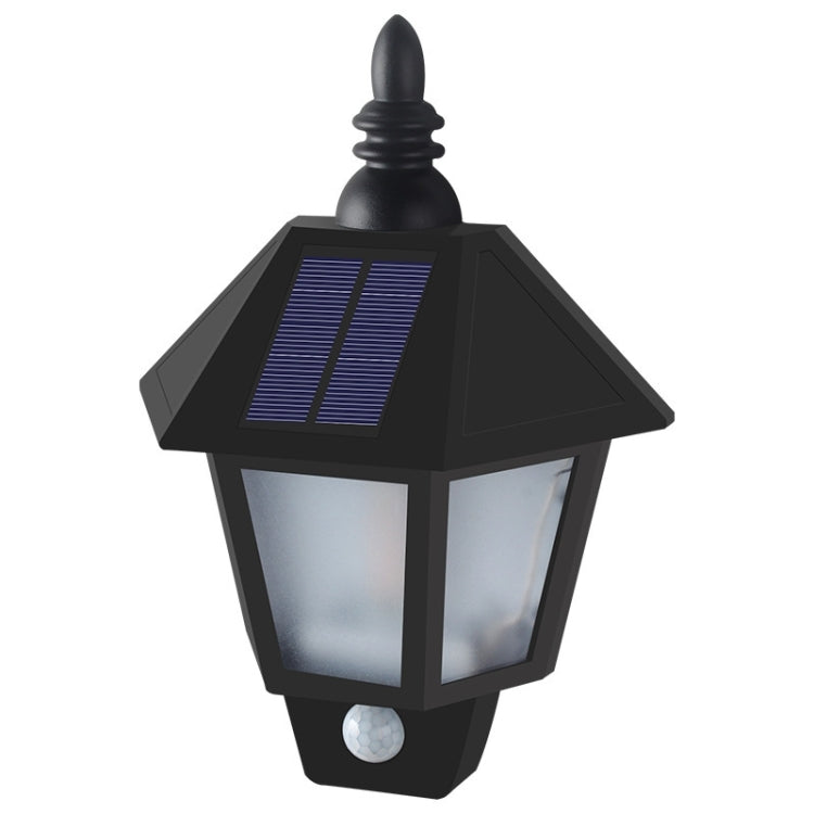 Solar Hexagon Wall Light Waterproof Smart Balcony Light,Style: Light Control Type