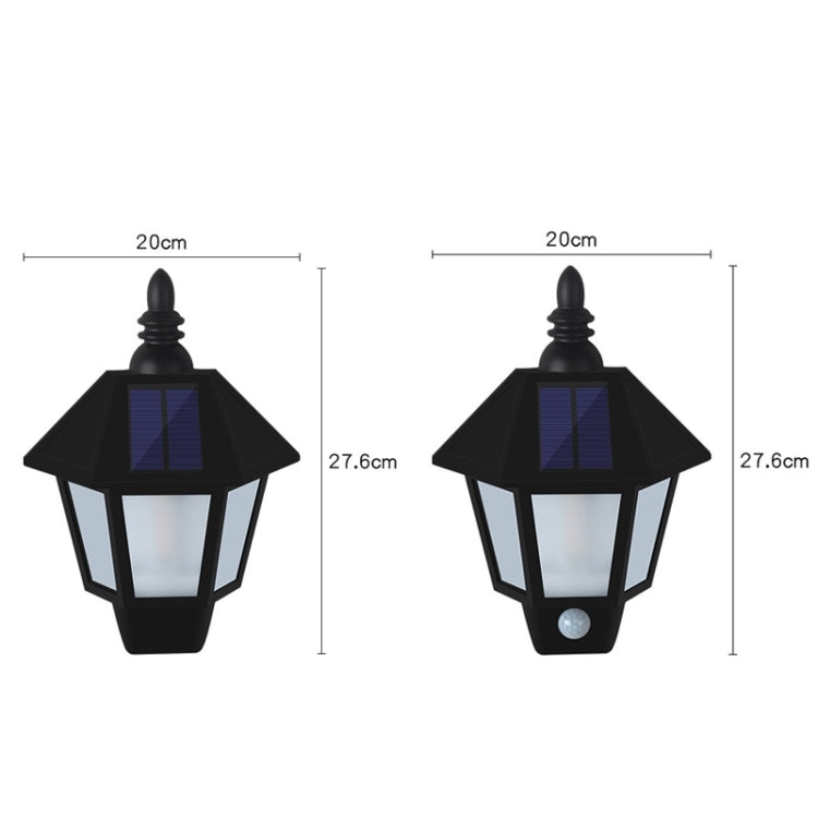 Solar Hexagon Wall Light Waterproof Smart Balcony Light,Style: Light Control Type My Store