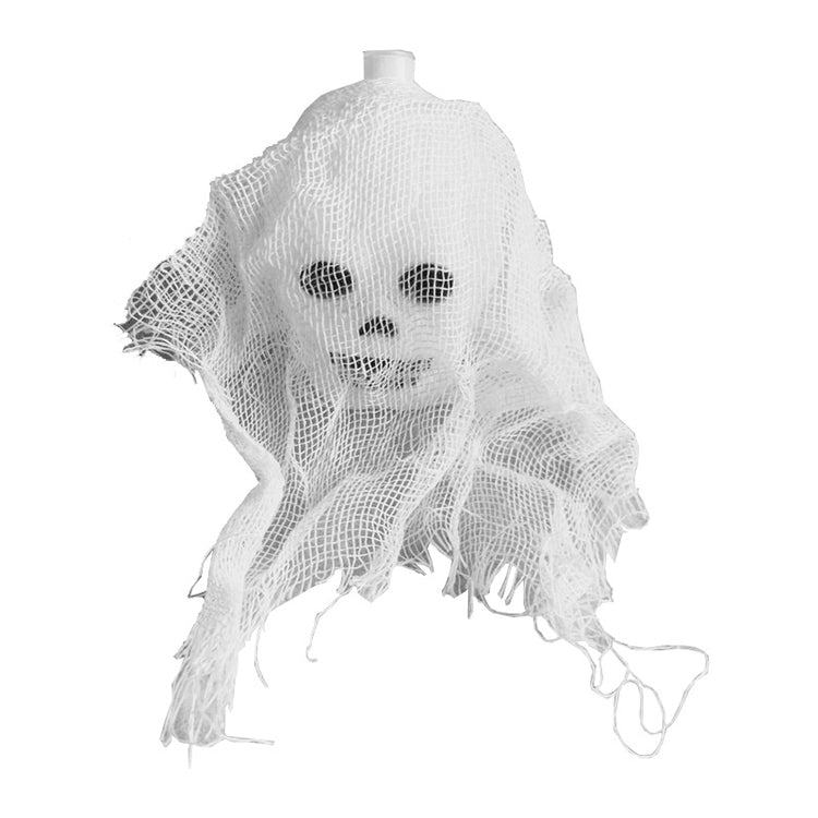 Halloween LED White Yarn Skull Ghost Festival Horror Atmosphere Decorative Lights, Style: