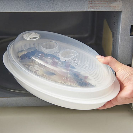 Microwave Fish Steamer With Lid Preserved Steamed Fish Plate - Reluova