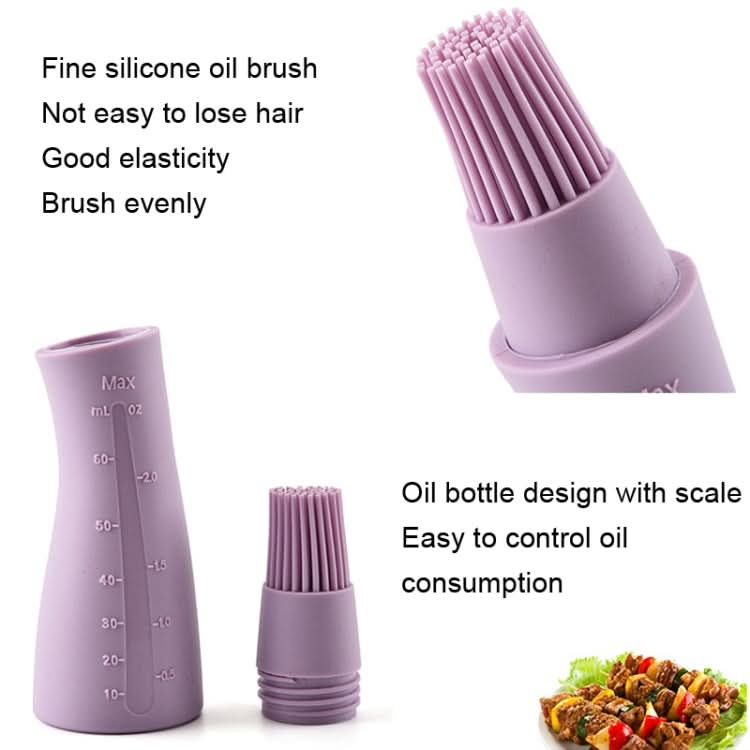 4 PCS Silicone Crooked Barbecue Oil Bottle Brush With Scale-Reluova