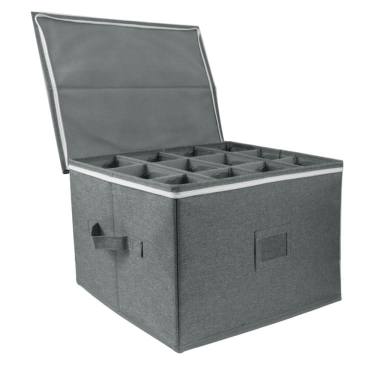 Collapsible Goblet Storage Box With Lid