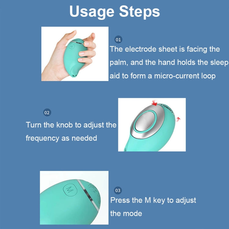 CES Smart Portable Microcurrent Sleep Aid Insomnia Massage Device Reluova