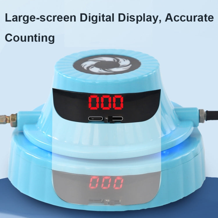 AWU-028 Smart Digital Display Electronic Counting Colorful Light Effect Remote Rope Skipper Reluova