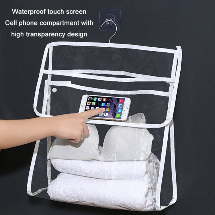 Home Wall Mounted Transparent Underwear Storage Bag