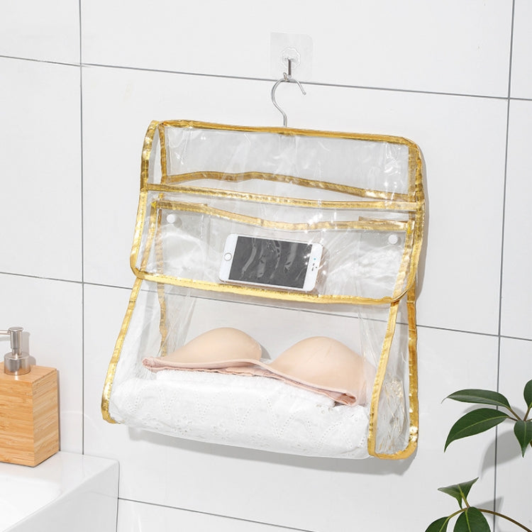 Home Wall Mounted Transparent Underwear Storage Bag