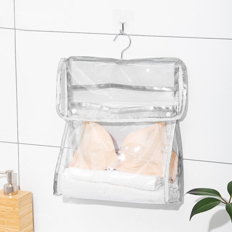 Home Wall Mounted Transparent Underwear Storage Bag