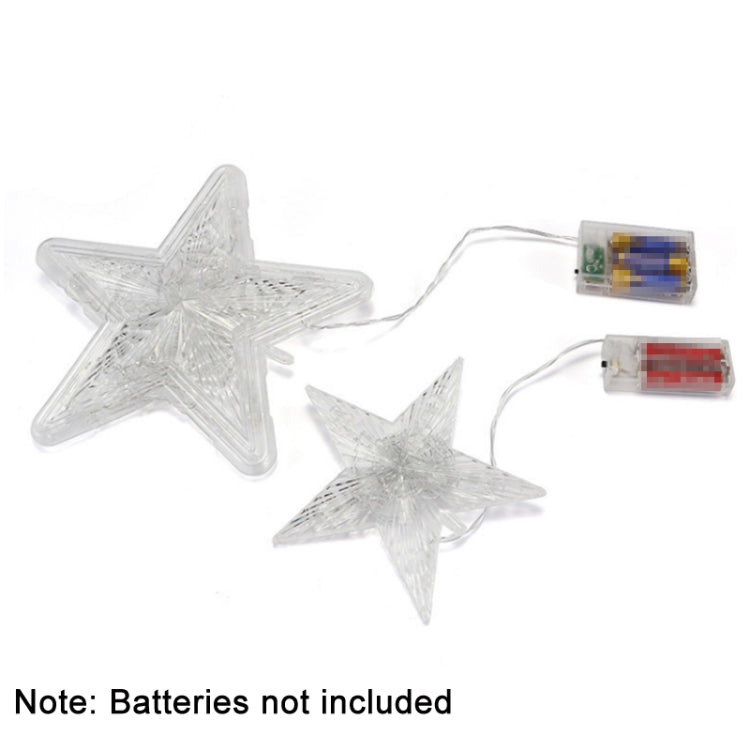 Christmas Tree Top Light LED Glowing Star Lights, Size: