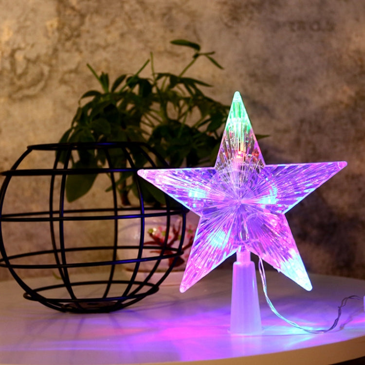 Christmas Tree Top Light LED Glowing Star Lights, Size: My Store