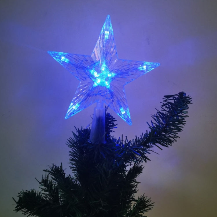 Christmas Tree Top Light LED Glowing Star Lights, Size: