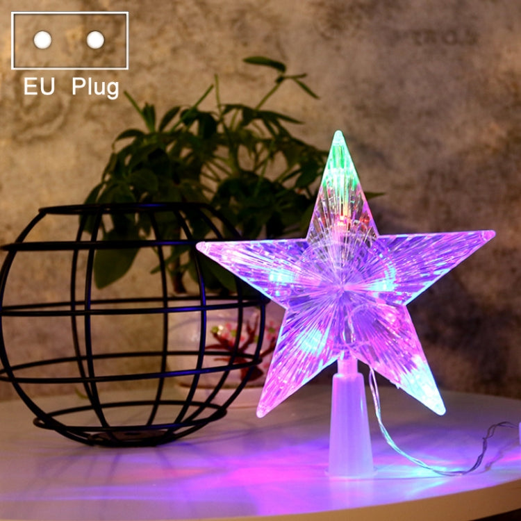 Christmas Tree Top Light LED Glowing Star Lights, Size: My Store