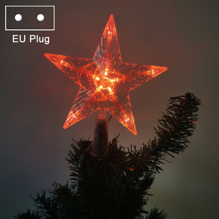 Christmas Tree Top Light LED Glowing Star Lights, Size: