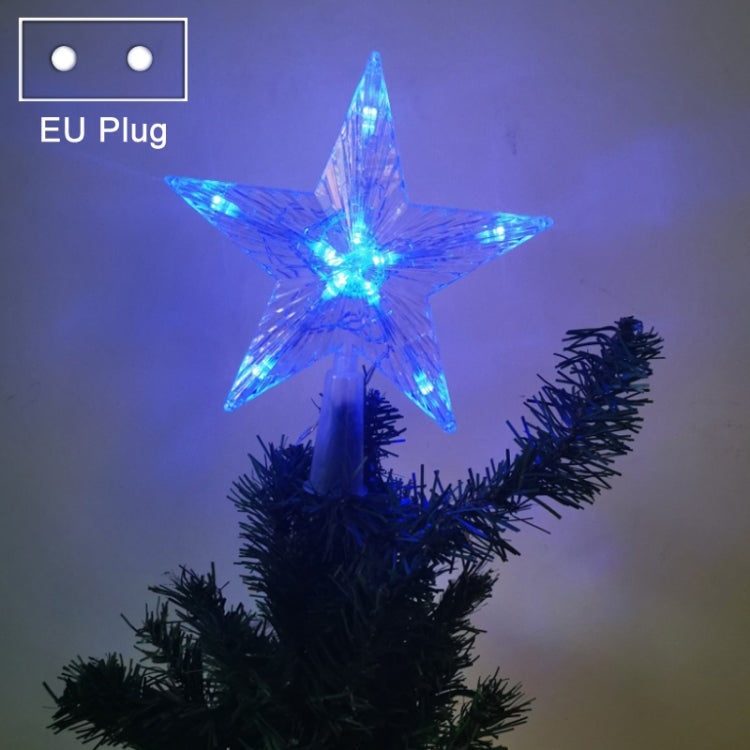 Christmas Tree Top Light LED Glowing Star Lights, Size: