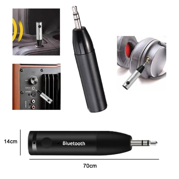 011 Bluetooth 5.0 AUX Audio Receiver 3.5mm Car Stereo Audio Adapter