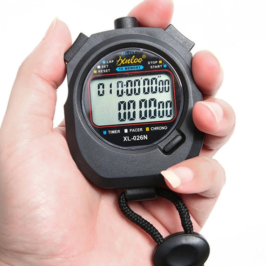 XINLONG XL-026N Double Row 10 Memories Electronic Stopwatch Large Screen Display Referee Timer