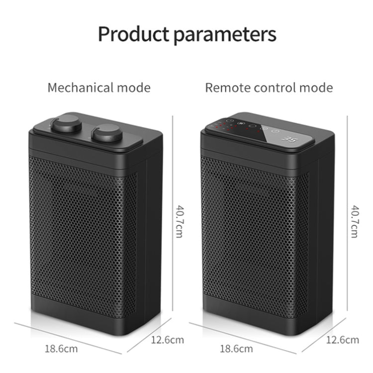 Office Household Mute Desktop Shaking Head Electric Heaters, Spec: