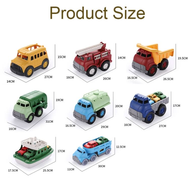 Children Simulation Engineering Fire Truck Puzzle Model Car, Spec: Reluova