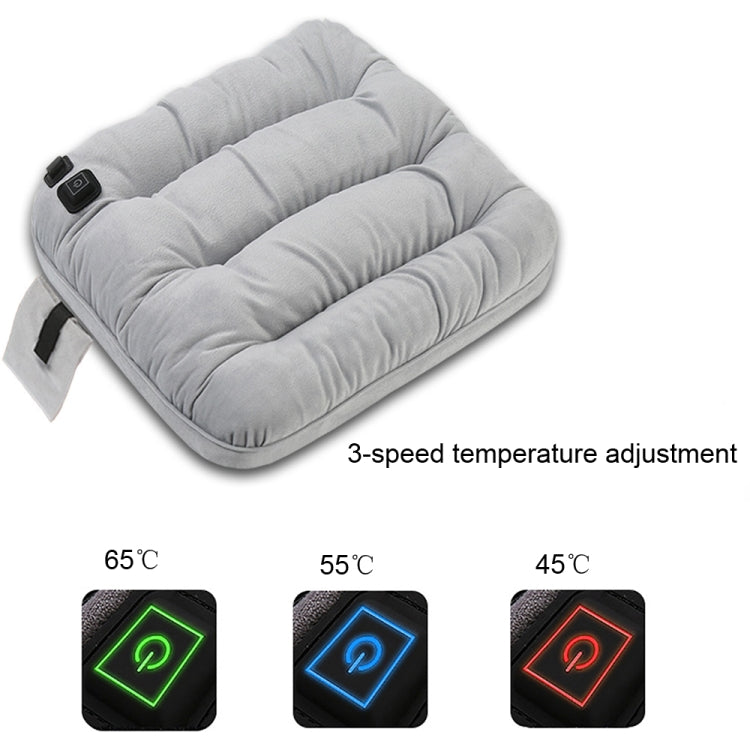 10W 5V USB Adjustable Temperature Graphene Heated Cushion Office Chair Cushion