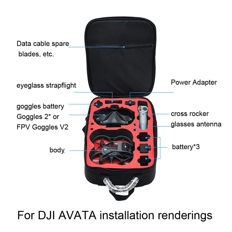 Drone Waterproof Backpack Organizer for DJI Avata My Store