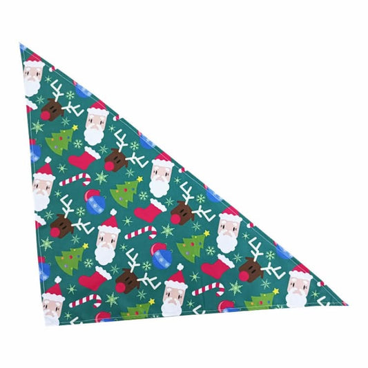 3 PCS Dog Saliva Towel Pet Triangle Bib(Christmas 7)-Reluova