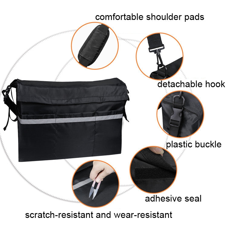 MTP-684 Wheelchair Hanging Bag Multi-Pocket Carts Storage Bag