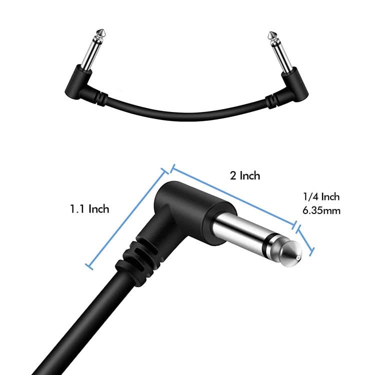 Single Block Audio Instrument Electric Guitar Effect Line, Cable Length: Reluova