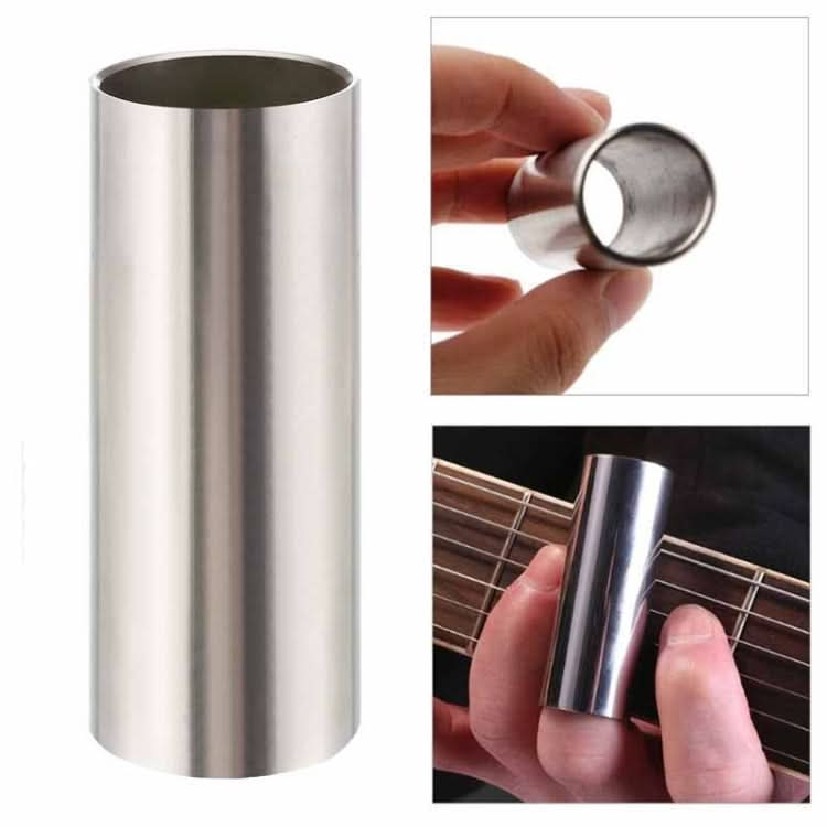 Metal Electric Guitar Glide Pipe Glass Guitar Glide Stick Finger Set Reluova