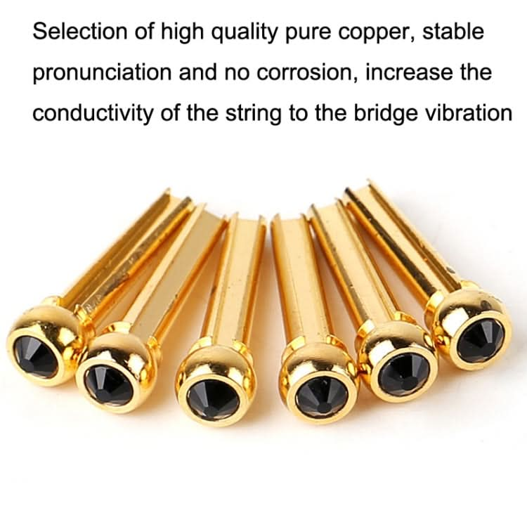 6PCS Guitar Dipping Pure Copper Citrimine Guitar Caps, Style: Reluova