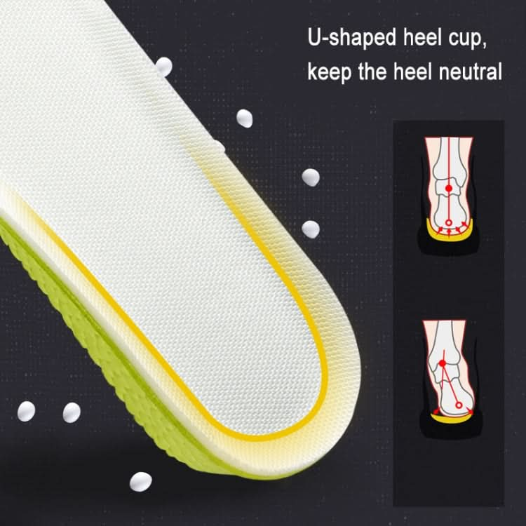 Sports Shock-absorbing Breathable Sweat-absorbing Inner Heightening Insole Reluova