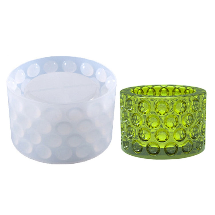 DIY Polka Dot Storage Box Crystal Ashtray Silicone Mold