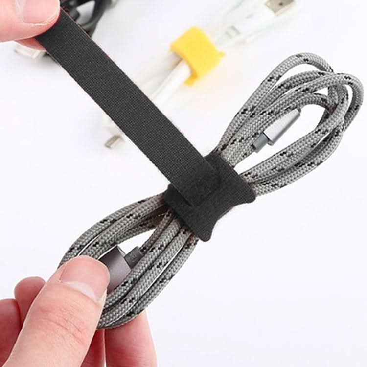 50 PCS  T-shape Self-Adhesive Data Cable Organizer Colorful Bundles