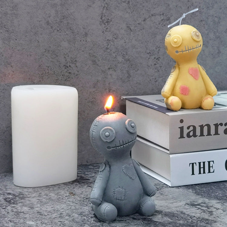 Halloween DIY Horror Doll Scented Candle Silicone Mold