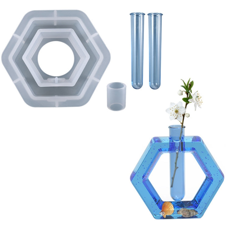 DIY Crystal Epoxy Test Tube Cultivation Vase Silicone Mould, Spec: My Store