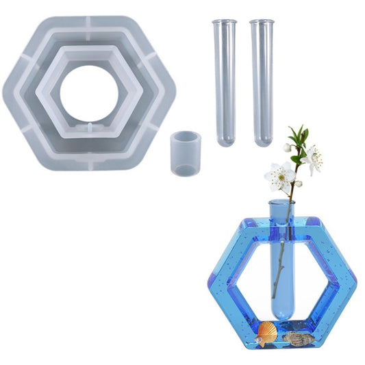 DIY Crystal Epoxy Test Tube Cultivation Vase Silicone Mould, Spec: