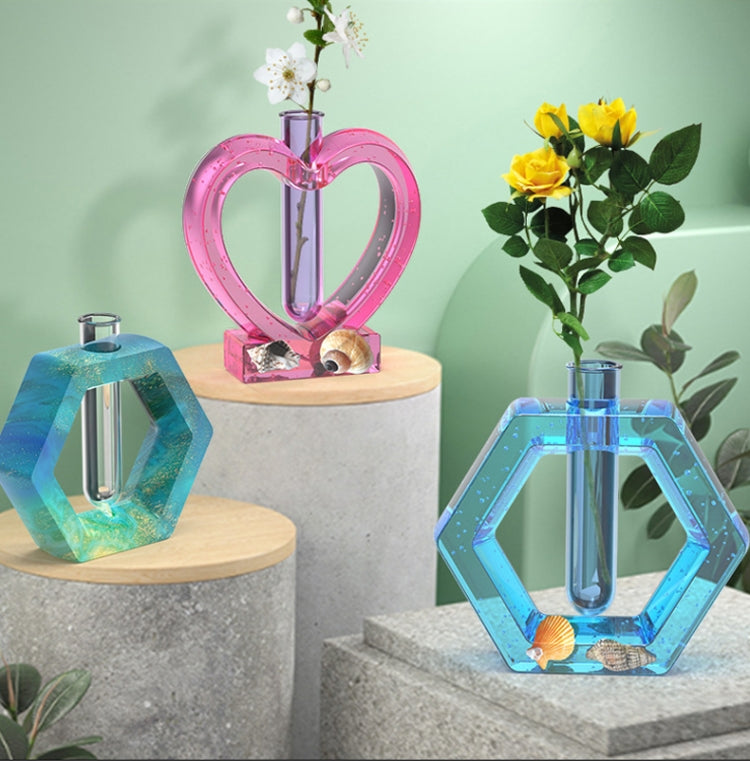 DIY Crystal Epoxy Test Tube Cultivation Vase Silicone Mould, Spec: