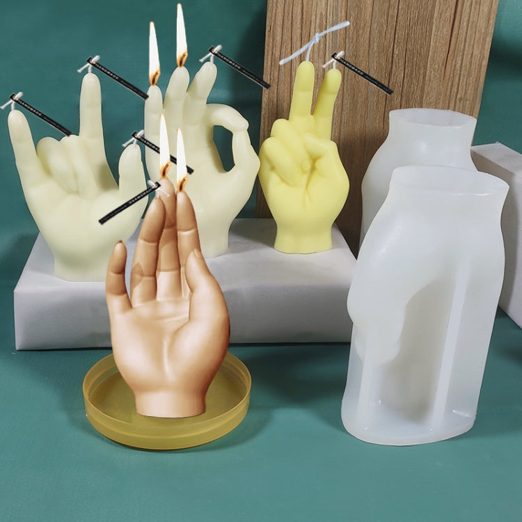 DIY Hand Shaped Scented Candle Silicone Mold My Store