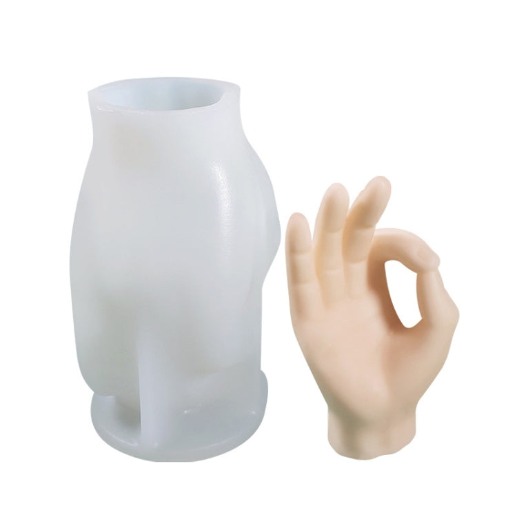 DIY Hand Shaped Scented Candle Silicone Mold