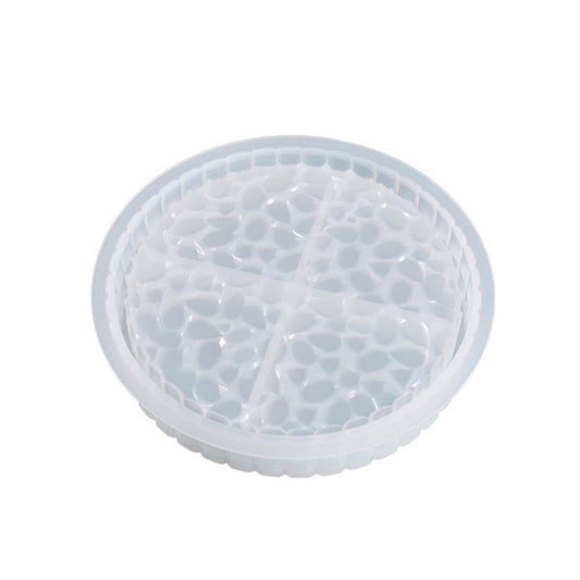 DIY Round and Square Diamond Pattern Storage Tray Silicone Mold, Specification: Rectangular