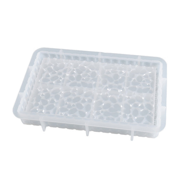 DIY Round and Square Diamond Pattern Storage Tray Silicone Mold, Specification: Rectangular My Store