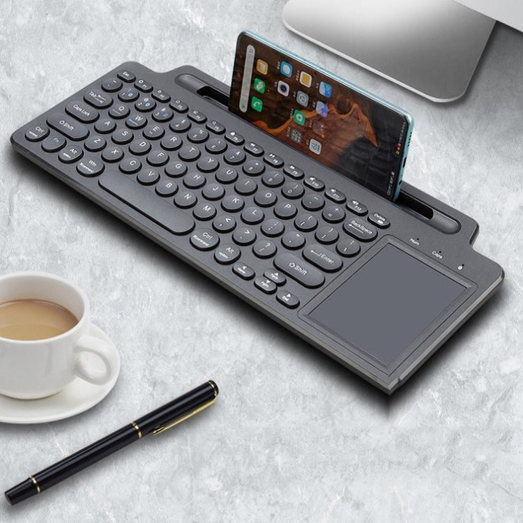 2.4G Bluetooth Wireless Keyboard With Card Slot Bracket-Reluova