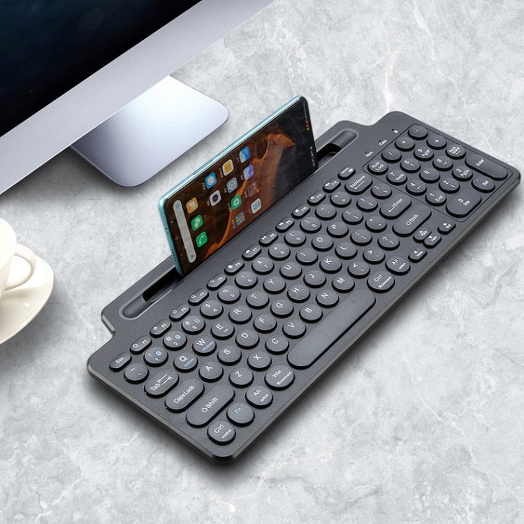 2.4G Bluetooth Wireless Keyboard With Card Slot Bracket-Reluova