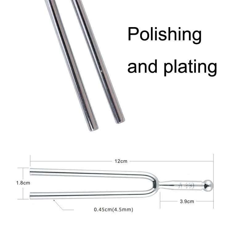 2 PCS Resonant Standard Teaching Sound Fork Stainless Steel Violin Instrument Music Sound Fork-Reluova