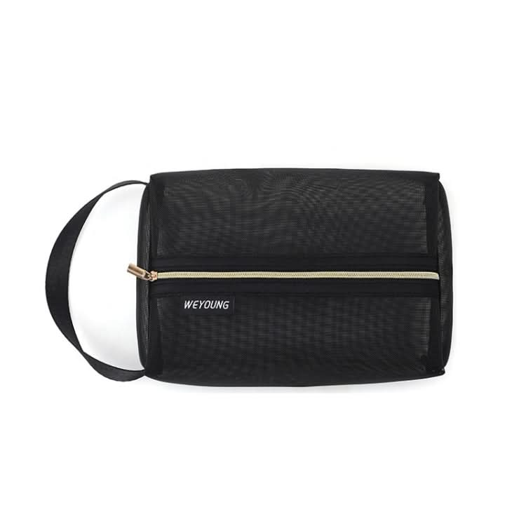 2 PCS Outdoor Travel Portable Mesh Toiletry Cosmetic Bag, Size:-Reluova