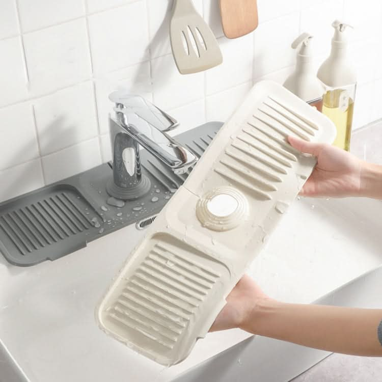 Faucet Silicone Draining Mat Anti-splash Kitchen Sink Non-slip Soap Mat Reluova