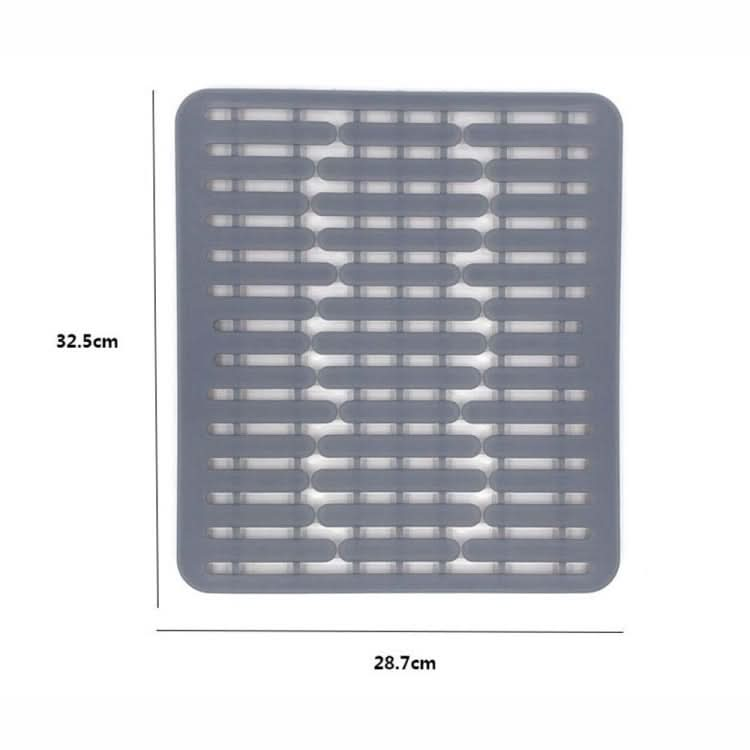 Multi-Functional Silicone Sink Pad Non-Slip Thermal Insulation Drain Pad, Color: Reluova