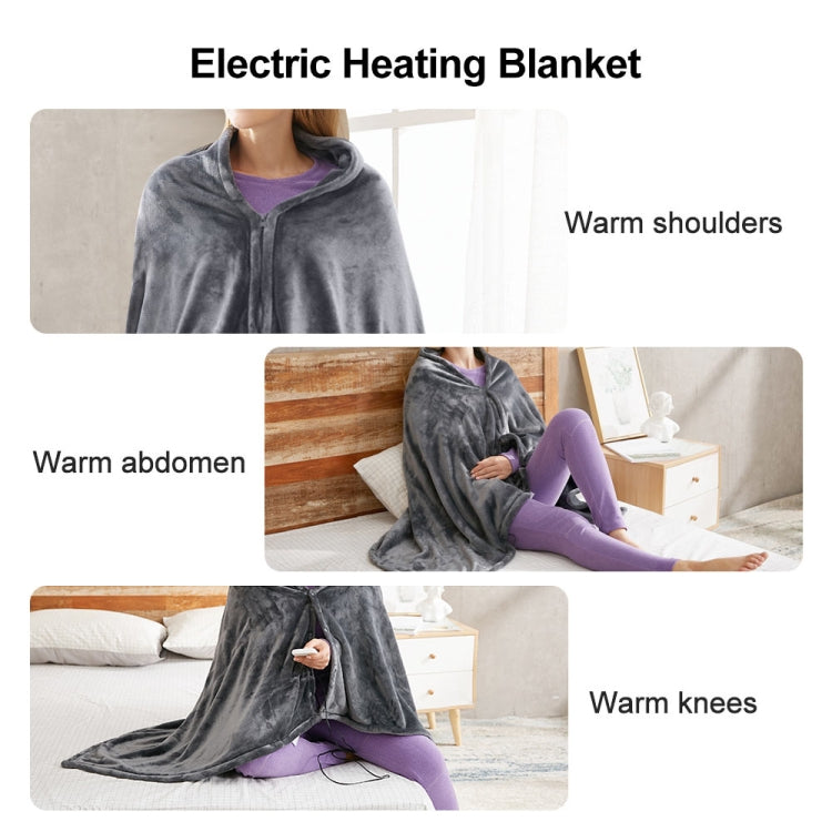 3-speed Temperature Control 8-zone Heating USB Electric Shawl Electric Blanket-Reluova